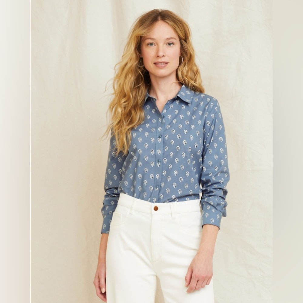 Garnet Hill | Essential Organic-Cotton Shirt
